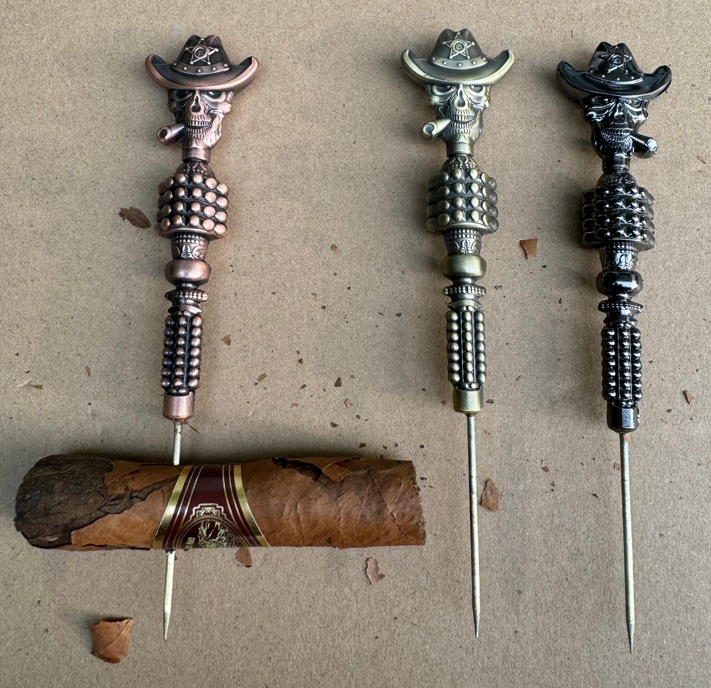 Cigar Nubber Antique Copper
