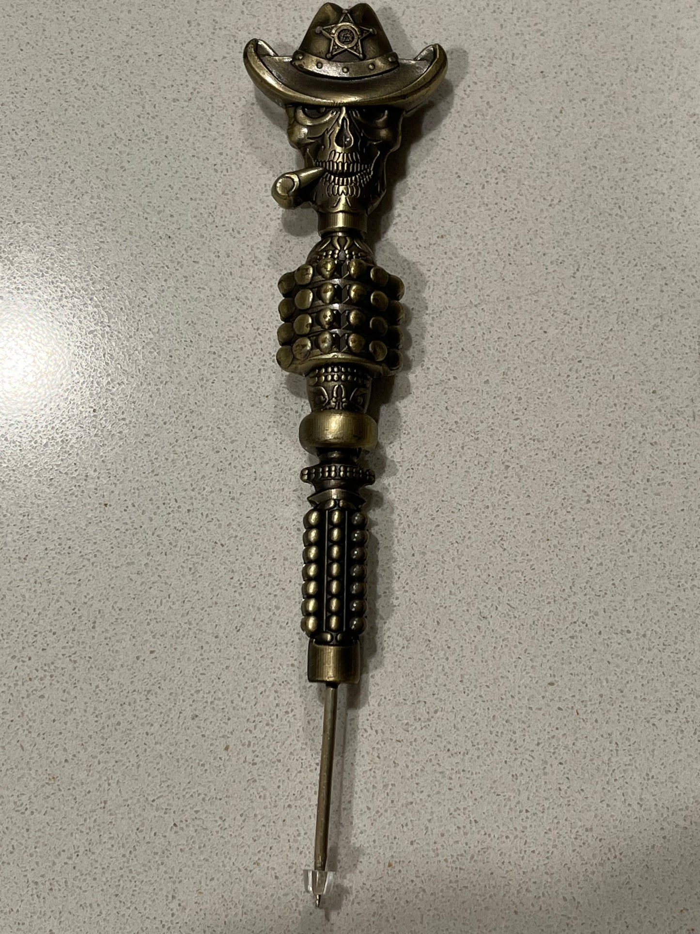 Cigar Nubber Antique Gold