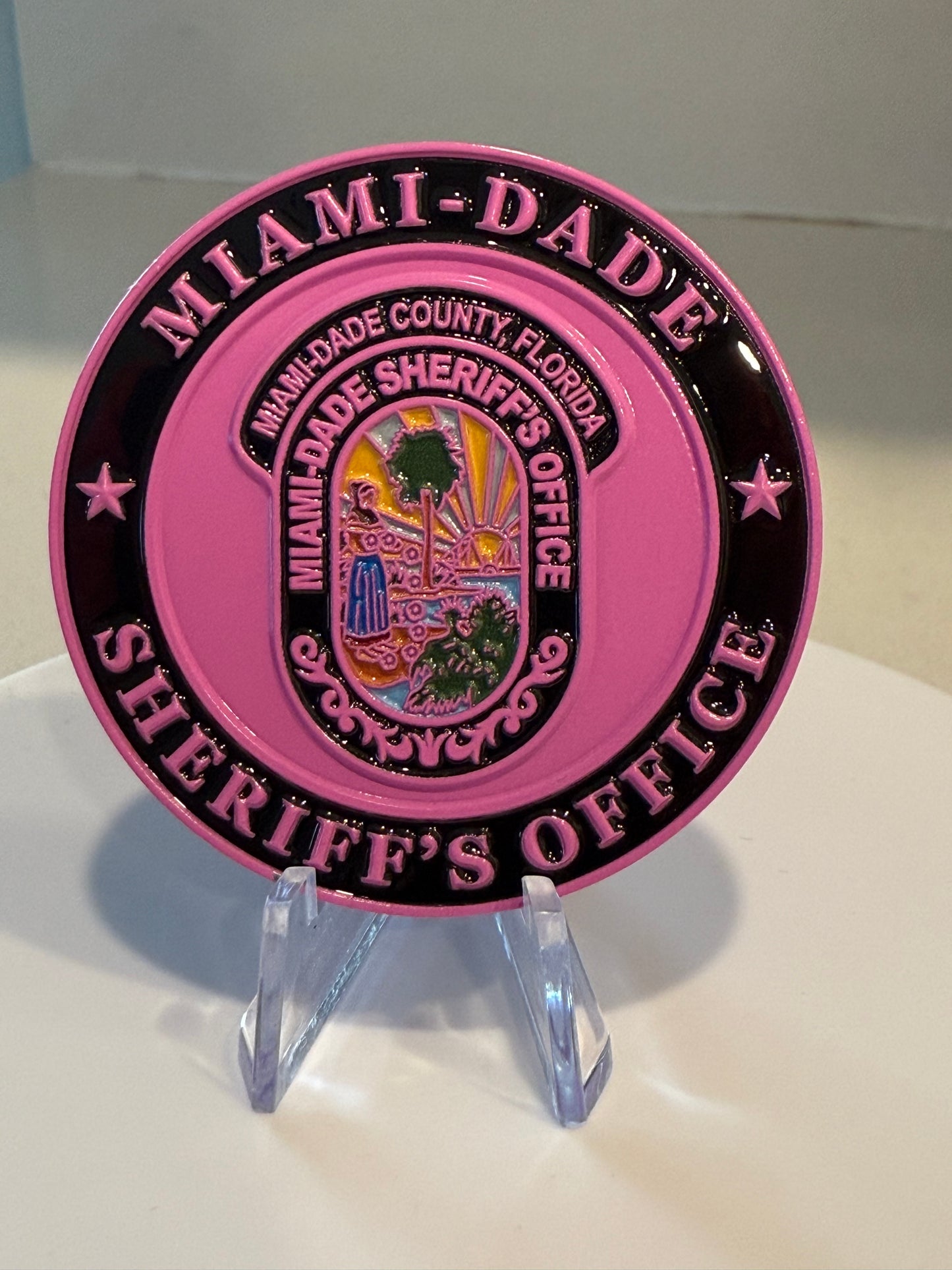Miami Dade Sheriff’s Breast Cancer Awareness Fundraiser(Challenge coin only)