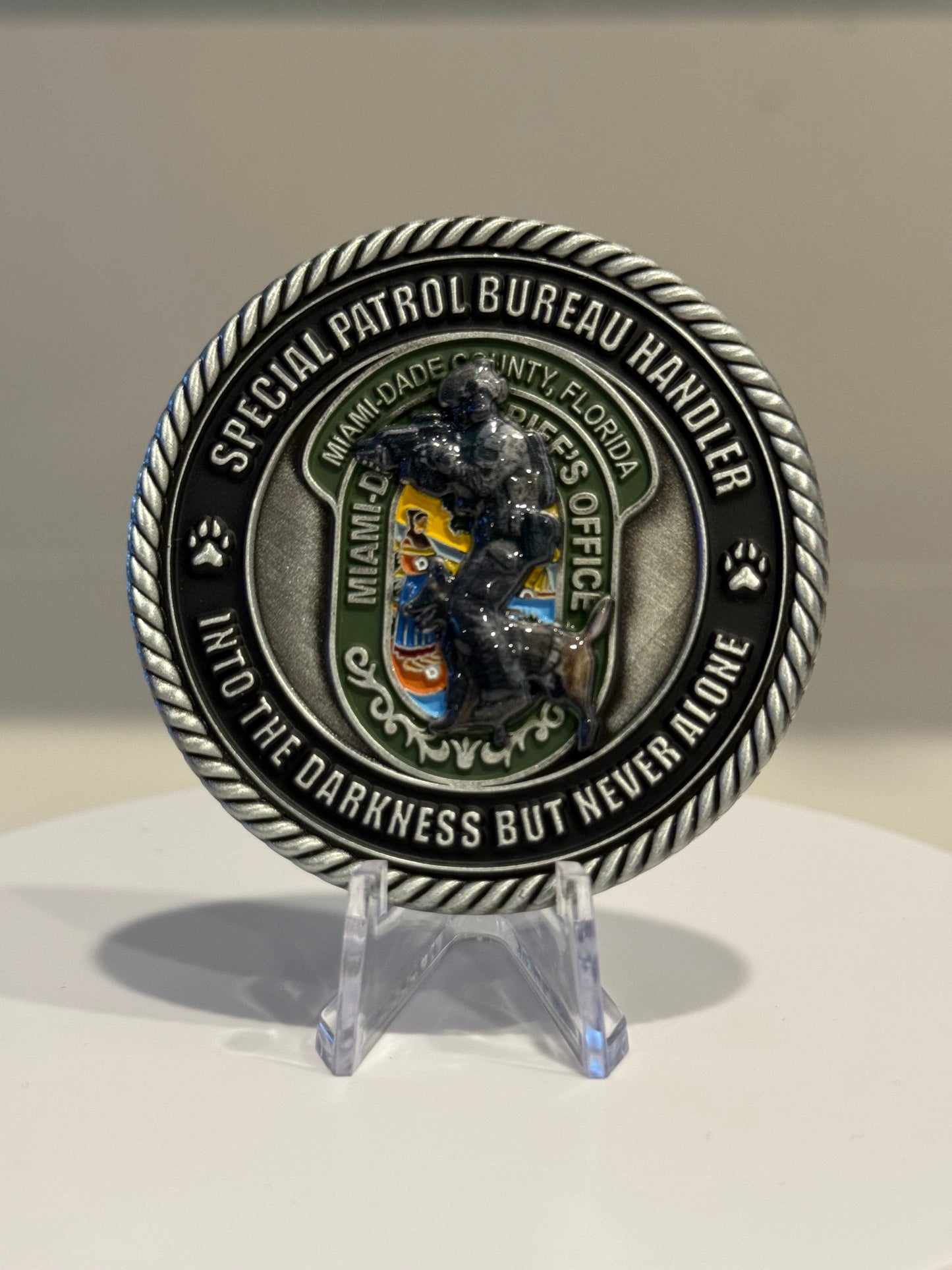 Miami Dade Sheriff’s Office K-9 Unit( silver)