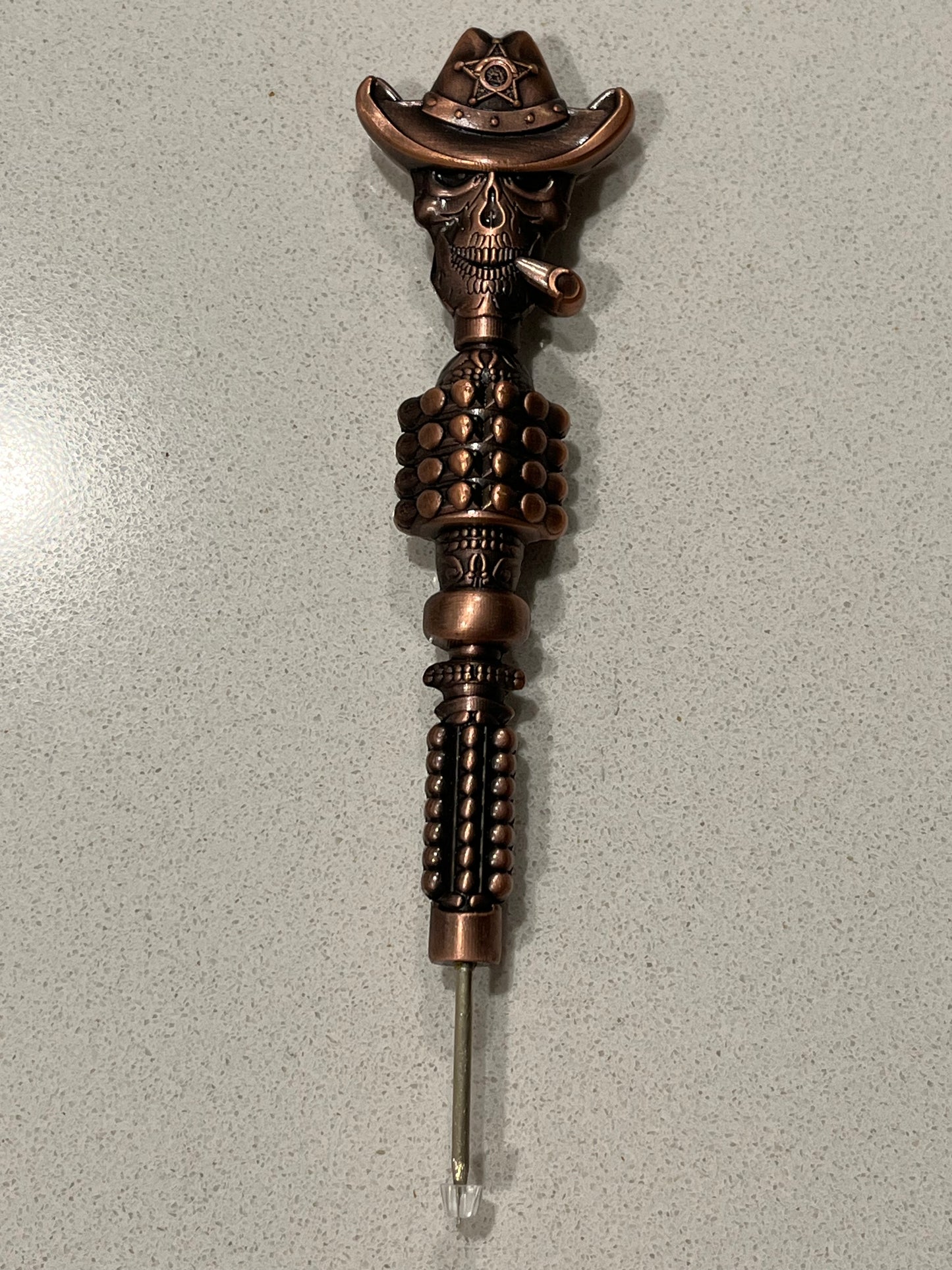 Cigar Nubber Antique Copper