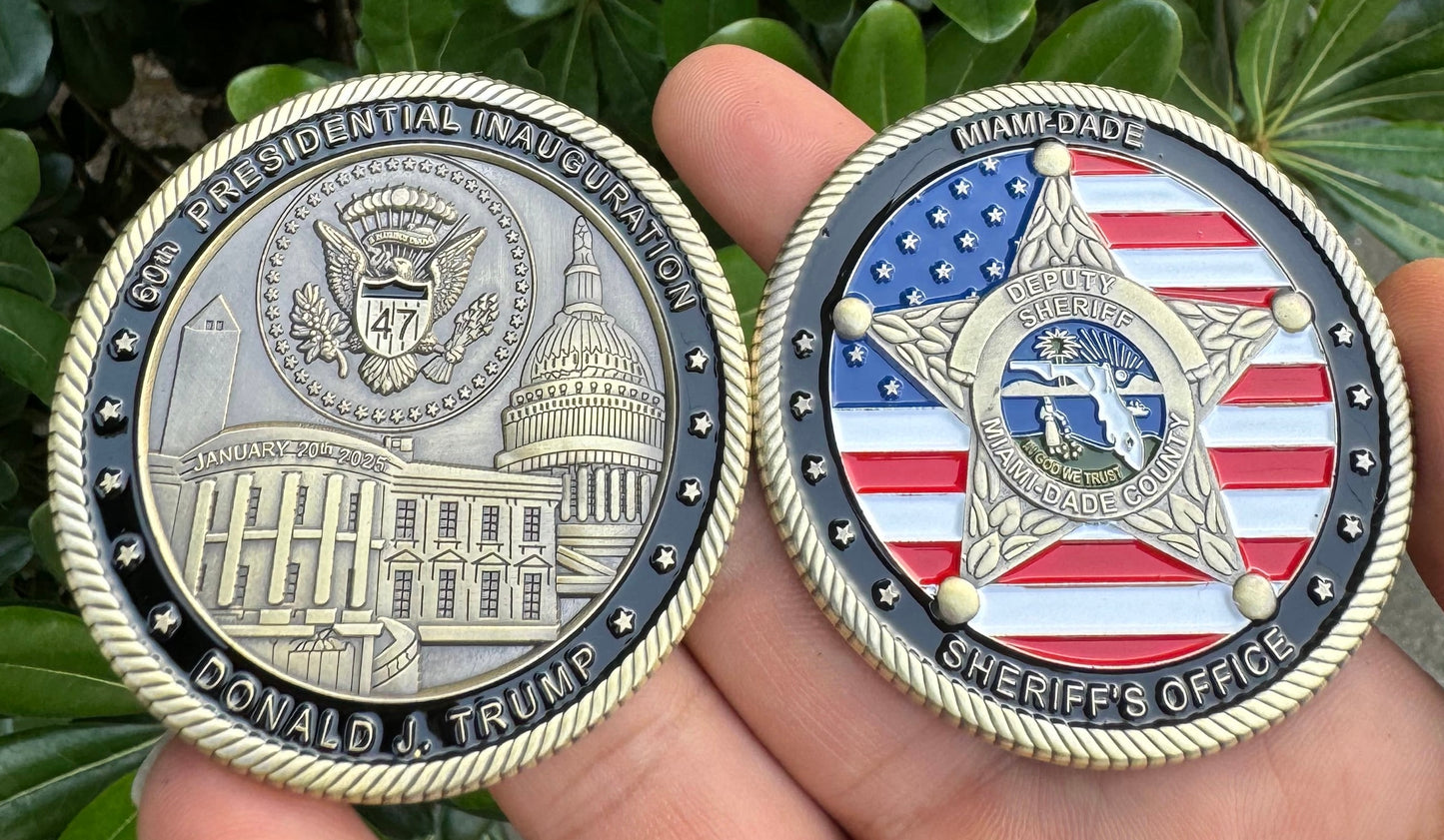 MDPD 60th presidential inauguration coin (presale)