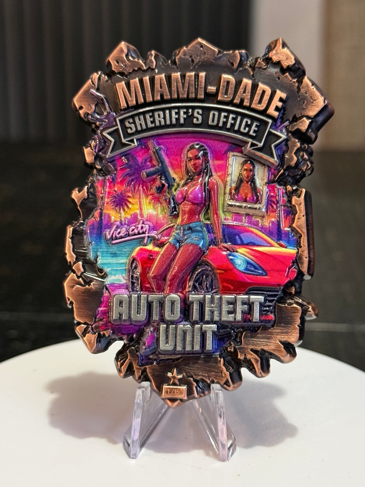 MDSO Kendall District Auto Theft serialized 1/150