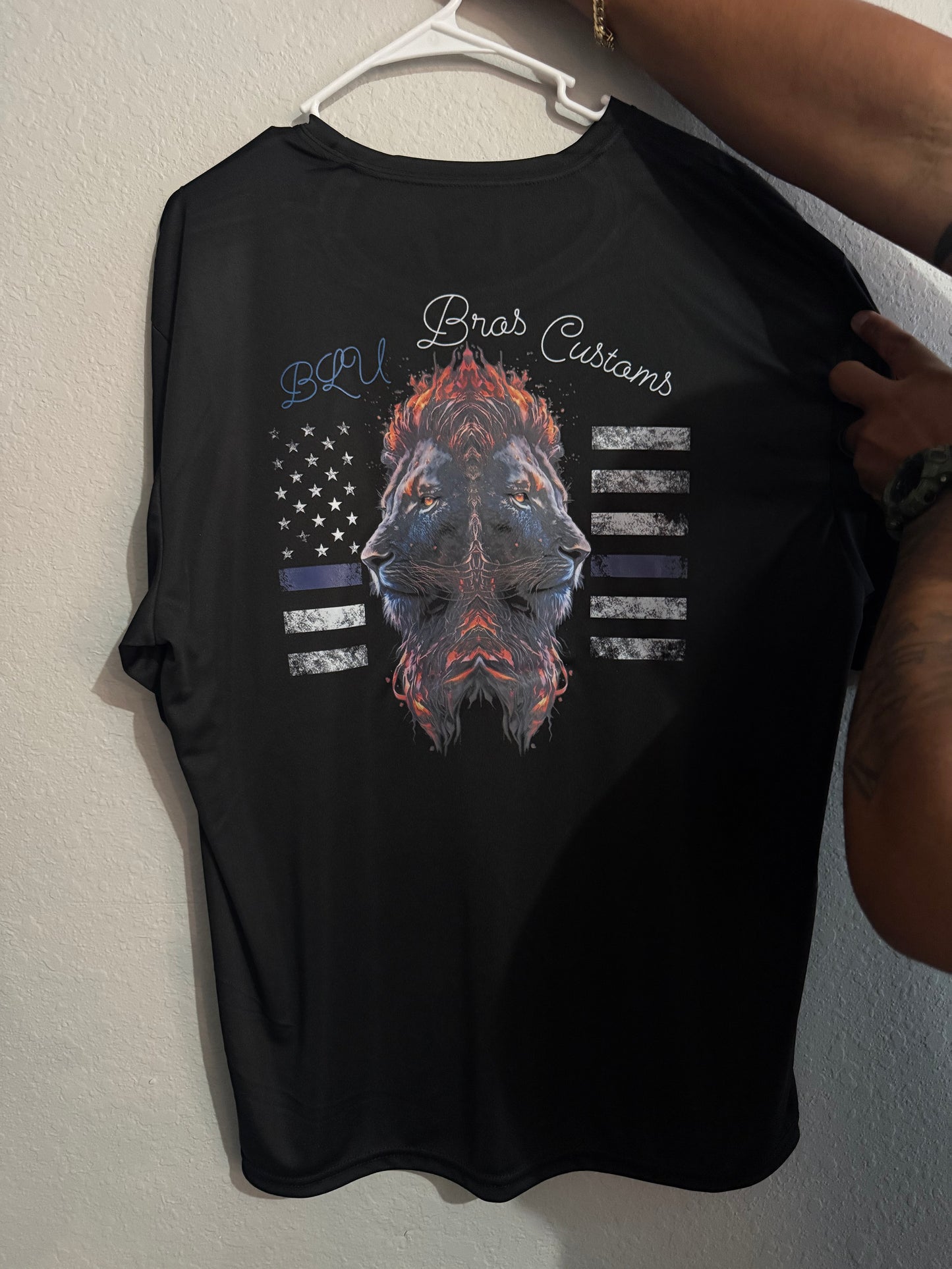 Blu Bros Customs Black Dry Fit T- shirt