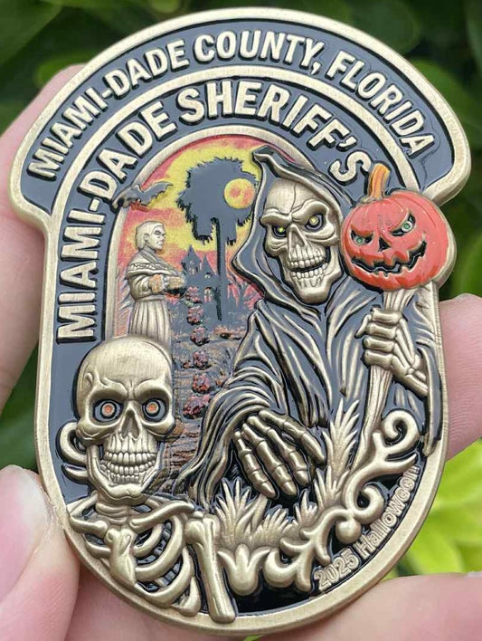 Presale Miami Dade Sheriff’s Office Halloween Coin