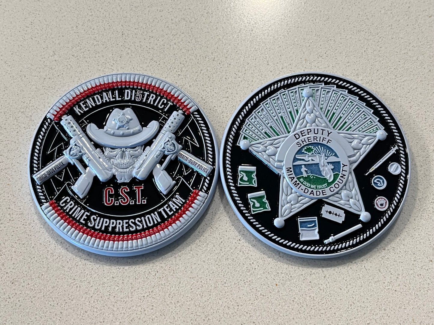 MDPD Kendall District CST Challenge Coin
