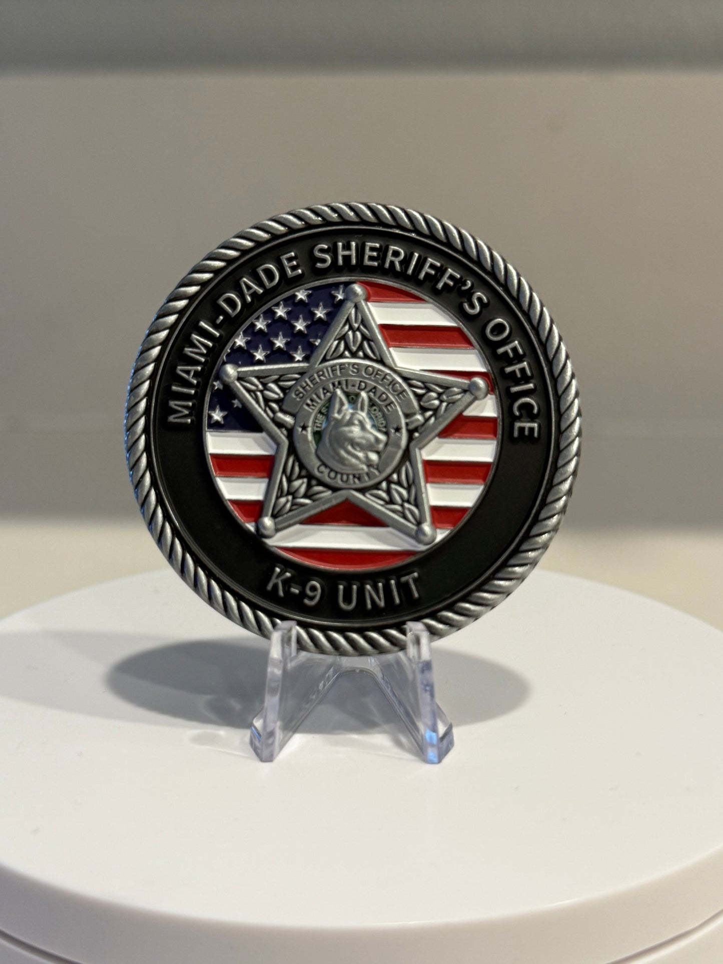 Miami Dade Sheriff’s Office K-9 Unit( silver)