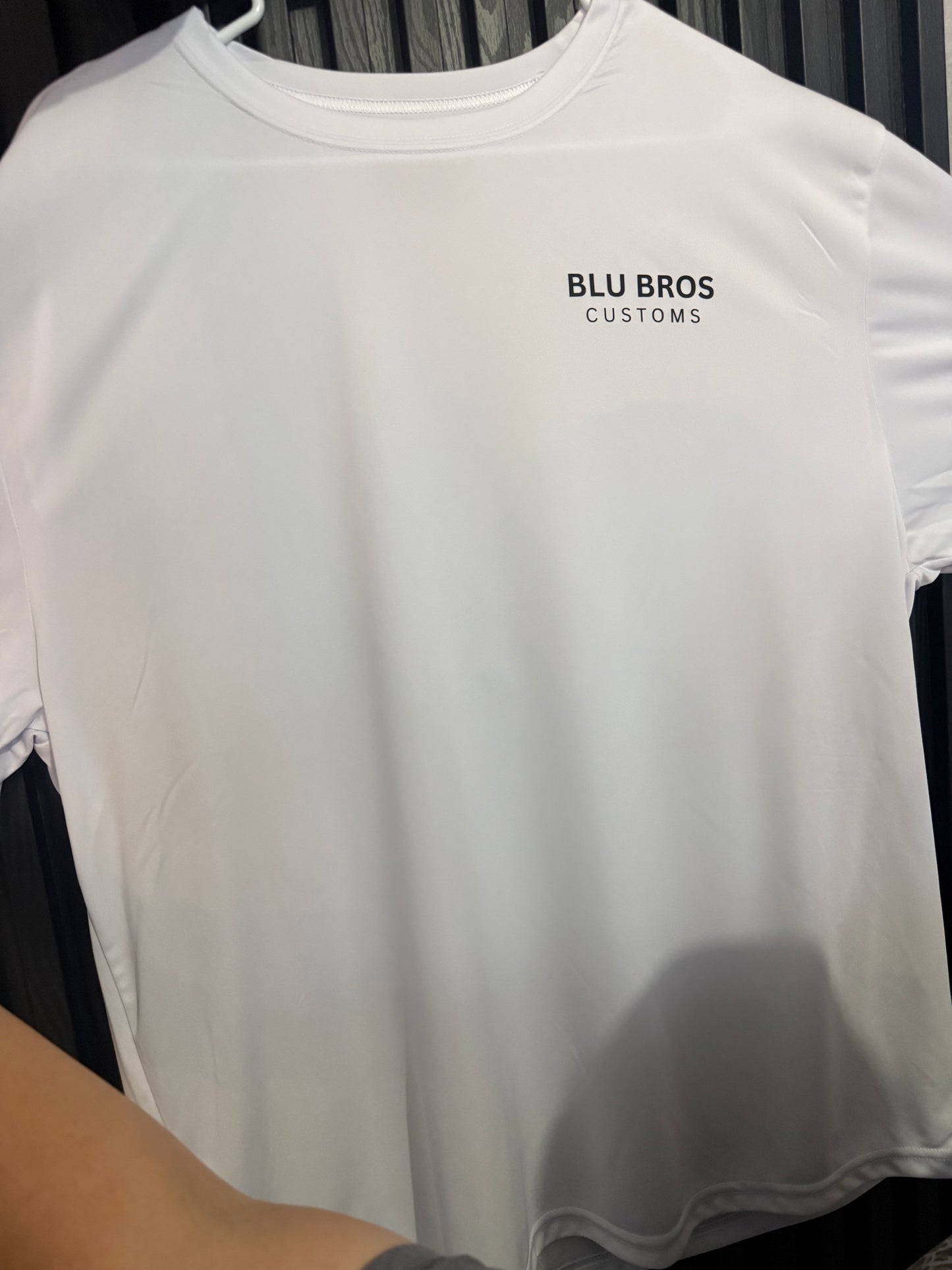 Blu Bros Customs White Dry Fit T-Shirt