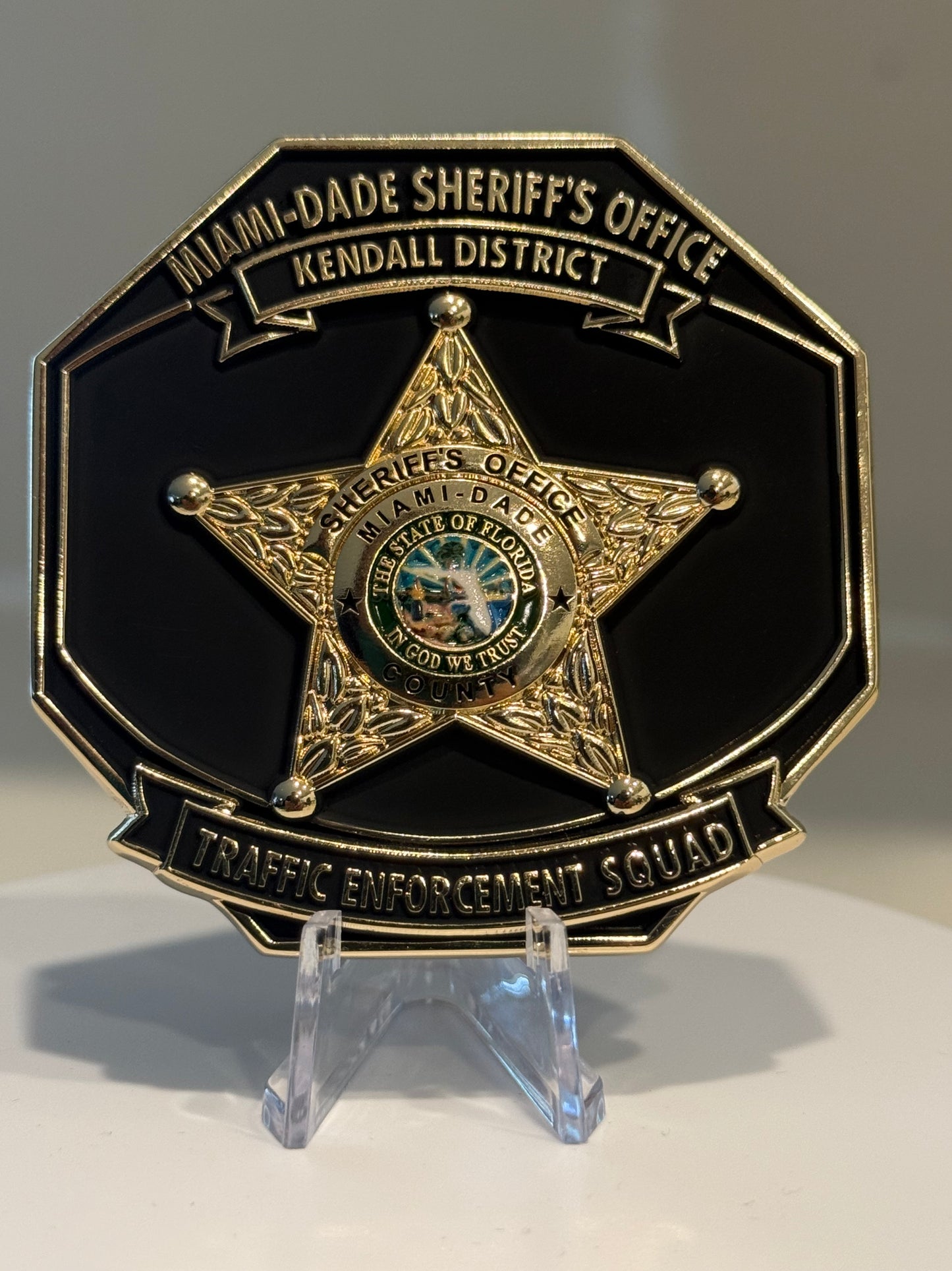 Miami Dade Sheriff’s Office Kendall Districts Traffic Enforcement Squad Coin