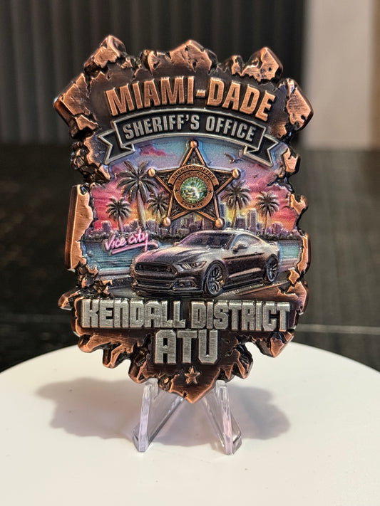 MDSO Kendall District Auto Theft serialized 1/150