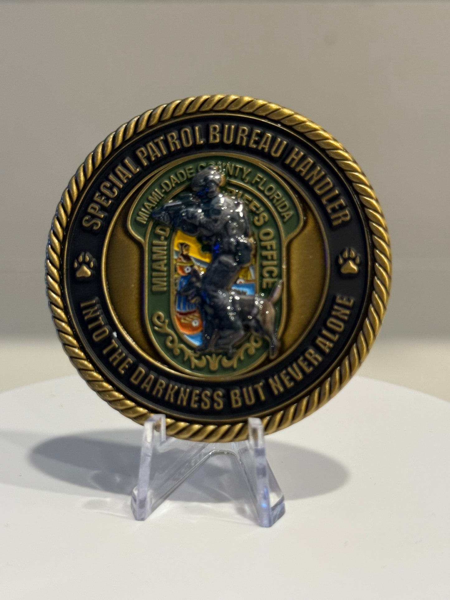 Miami Dade Sheriff’s Office K-9 Unit (gold)