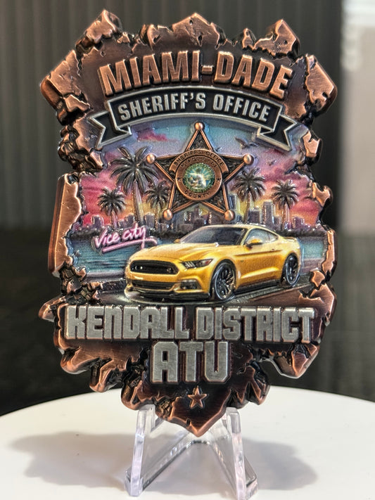MDSO Kendall District Auto Theft serialized 1/150