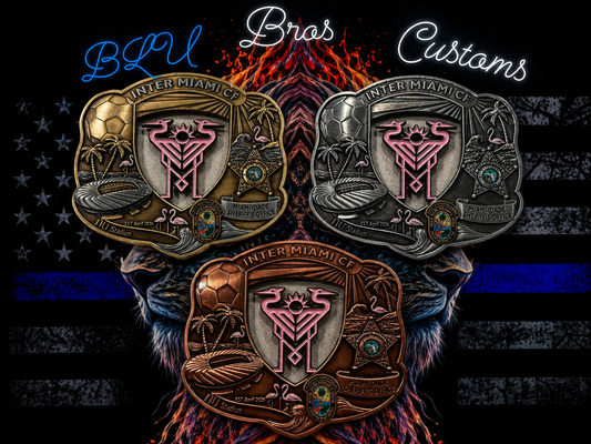 MDSO/Miami PD Inter Miami NU Stadium Coin set of 3 variants