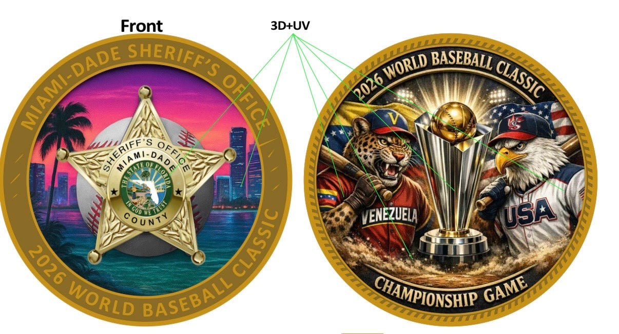 Miami Dade Sheriff’s Office World Baseball Classic Championship Coin (presale)