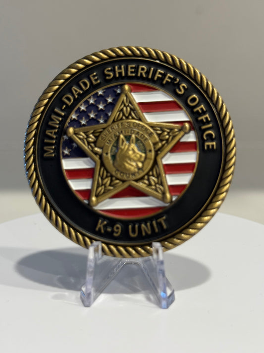 Miami Dade Sheriff’s Office K-9 Unit (gold)