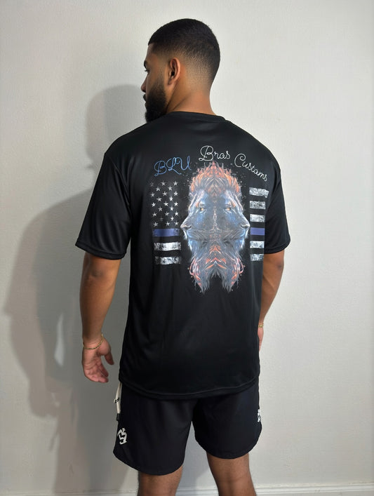 Blu Bros Customs Black Dry Fit T- shirt
