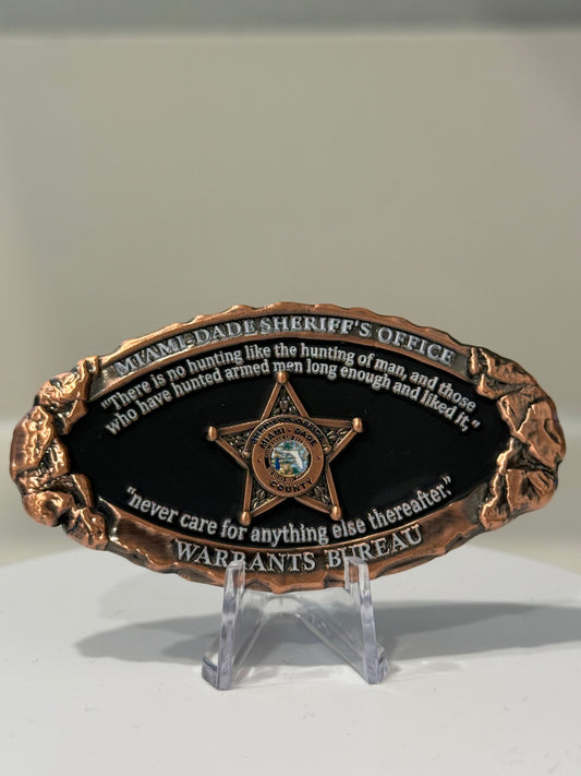 Miami Dade Sheriff’s Office Warrants Bureau Felony Apprehension Unit ￼