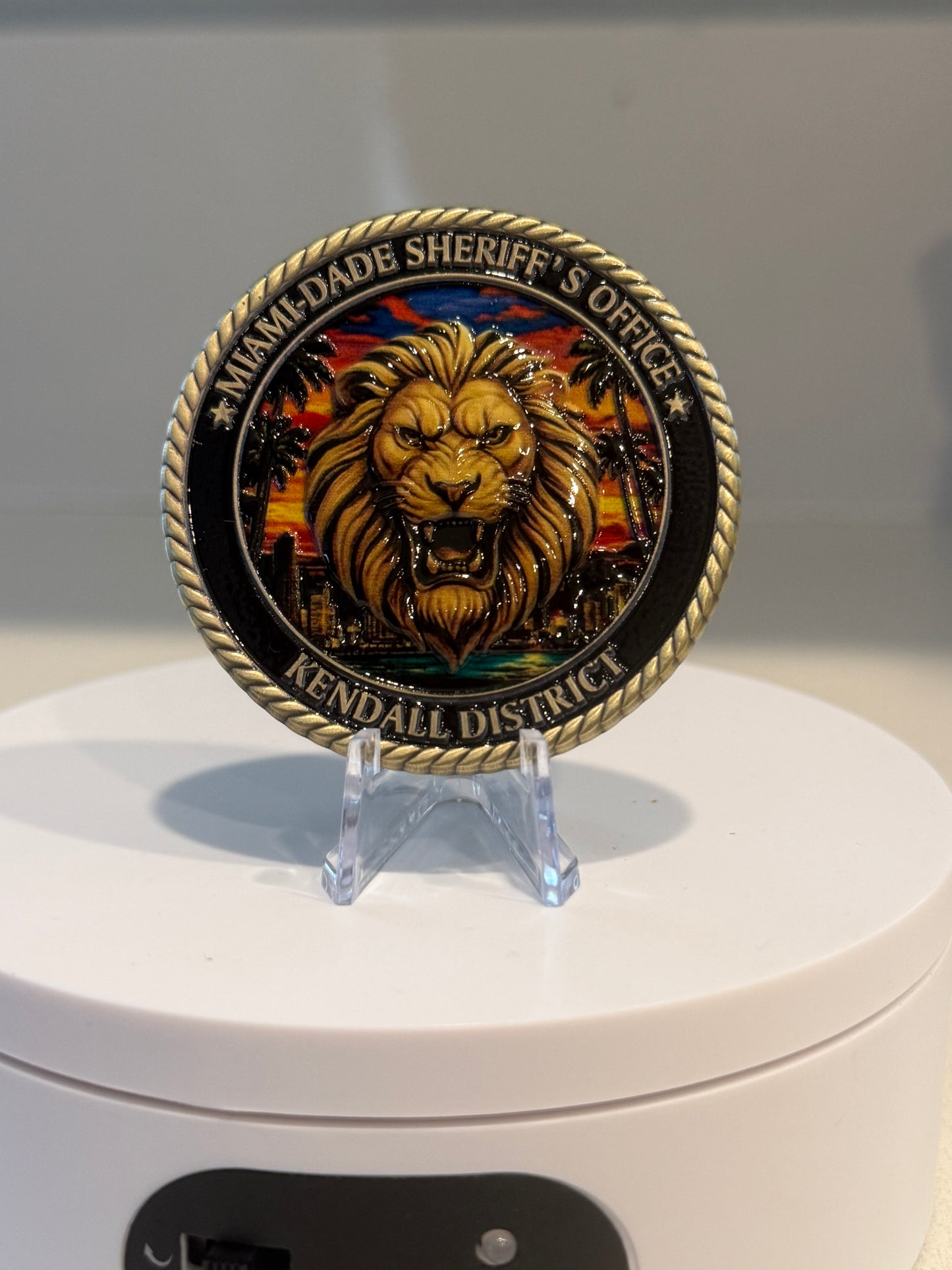 Miami Dade Sheriff’s Office Kendall District Coin UV