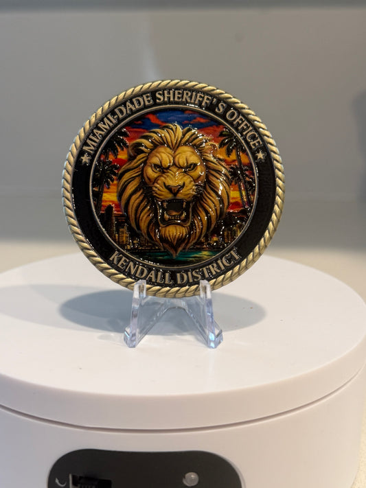 Miami Dade Sheriff’s Office Kendall District Coin UV