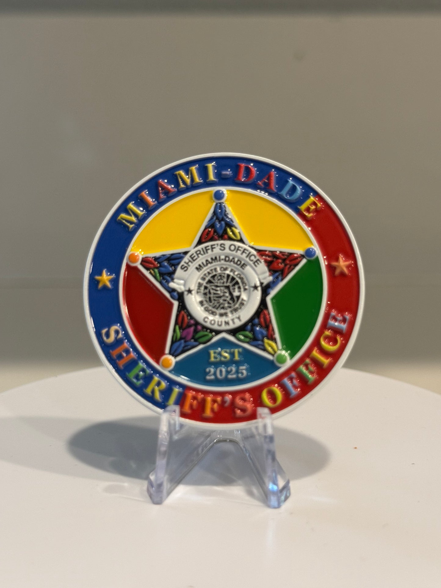Miami Dade Sheriff’s Office Autism Awareness Coin