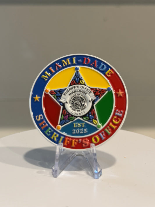 Miami Dade Sheriff’s Office Autism Awareness Coin