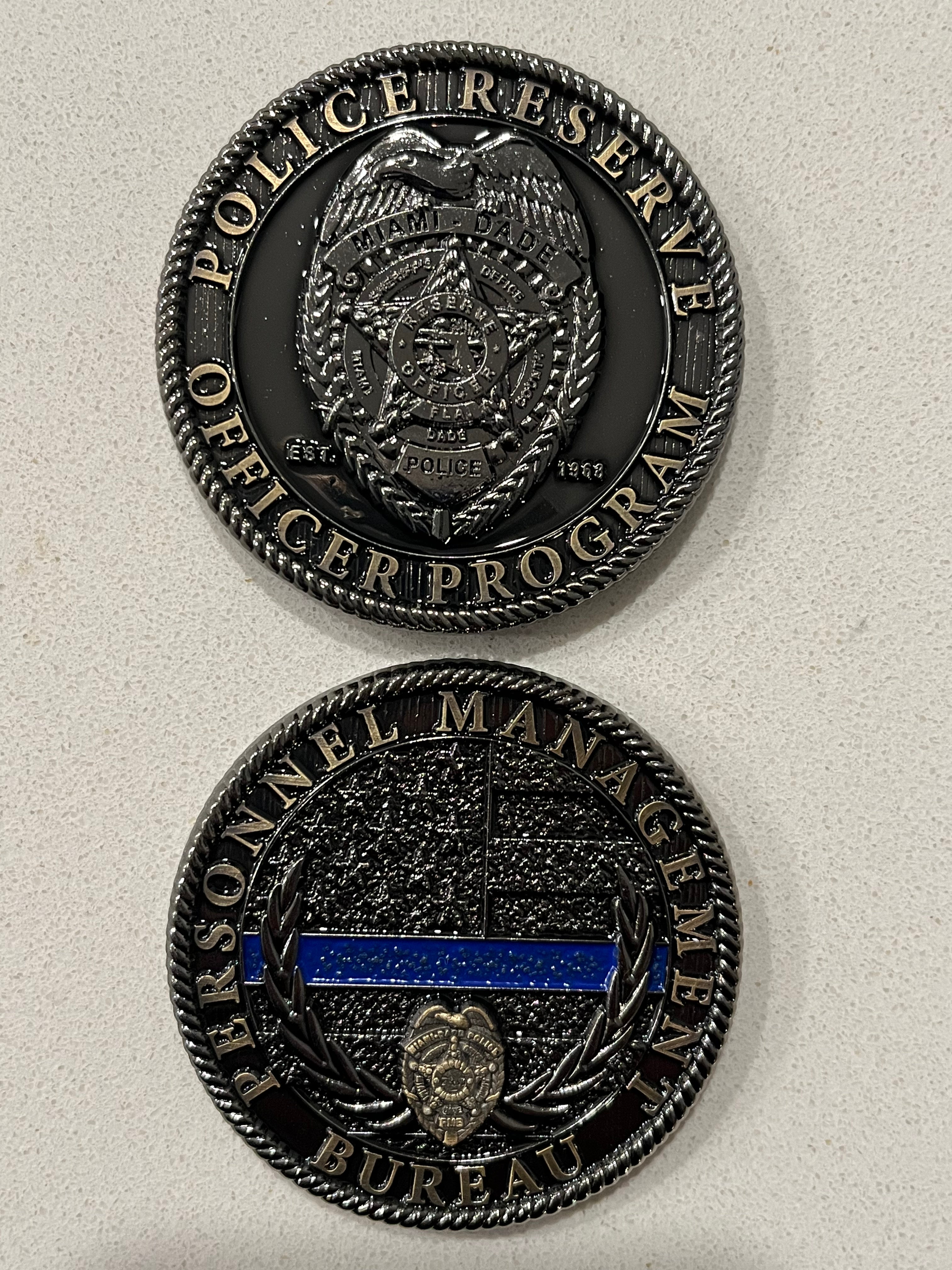 MDPD PMB Reserves Program Coin – Blu Bros Customs LLC